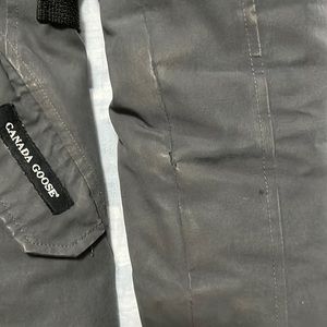 Pics for buyer small hole in arm seams